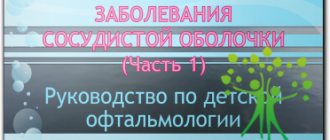 Аномалии и заболевания сосудистой оболочки (Часть 1) | Руководство по детской офтальмологии